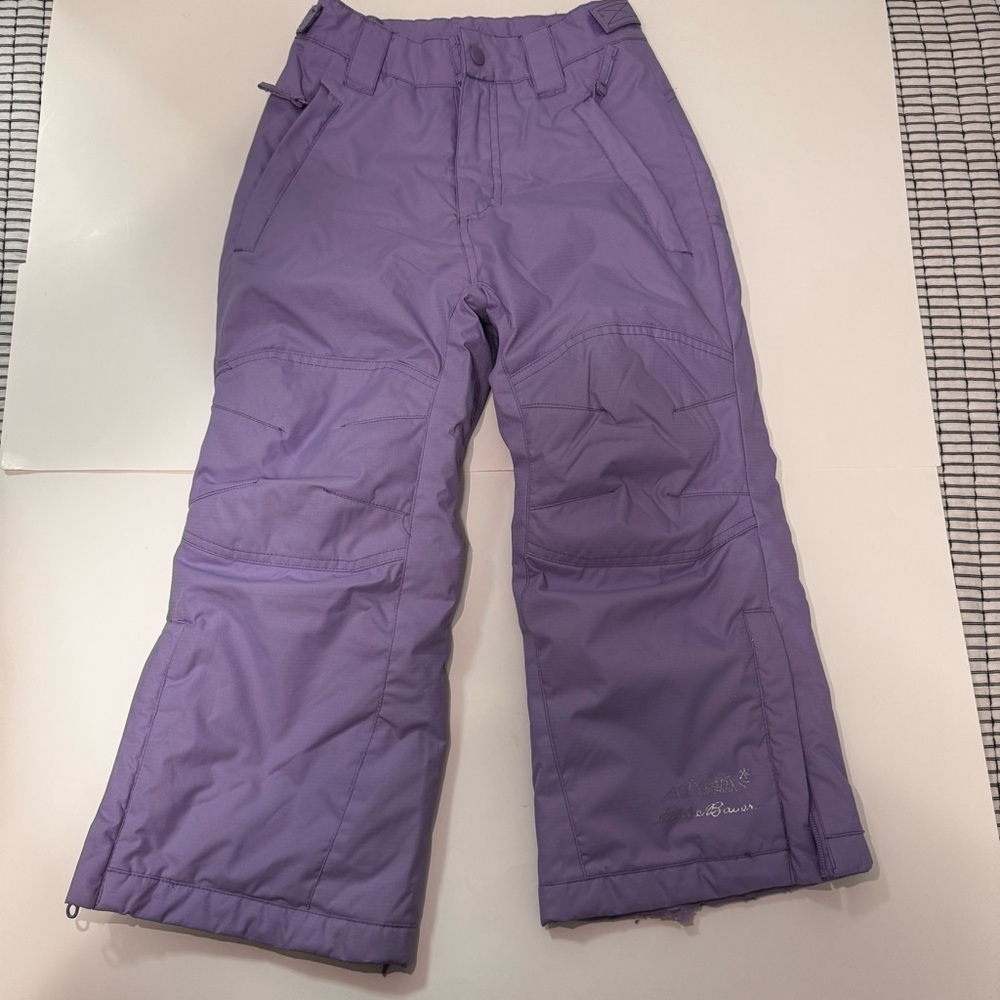 Kids Purple Snow Pants